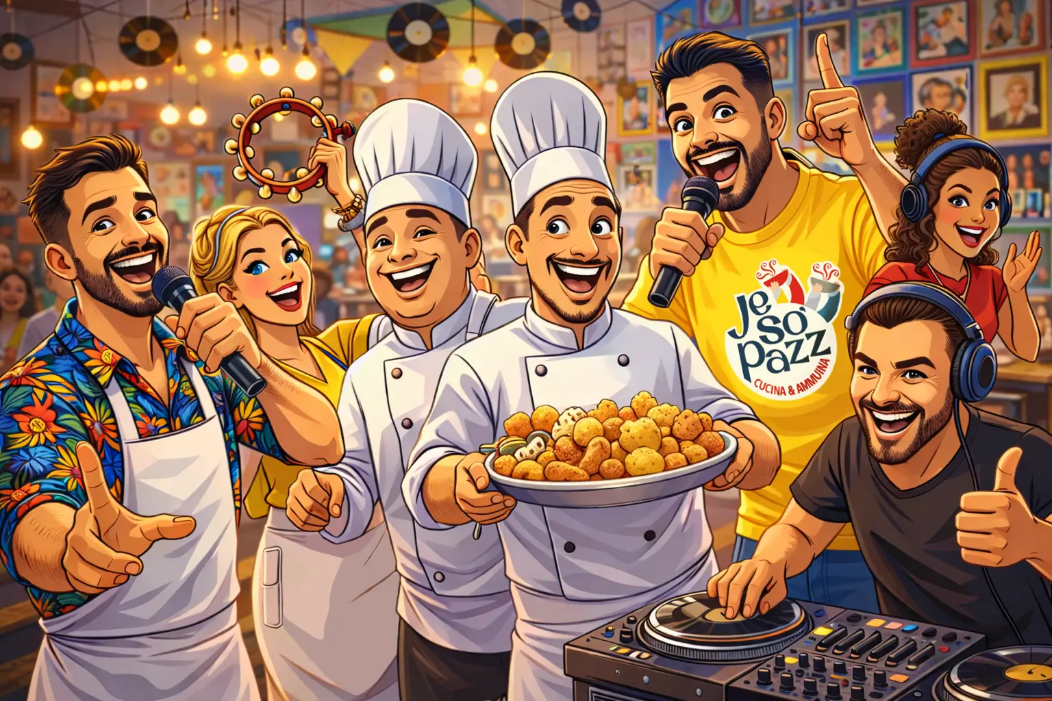 Il team di JE SO PAZZ